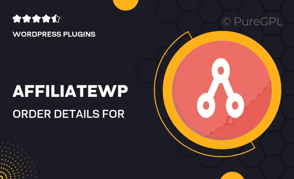Affiliatewp | Order Details For Affiliates 23 Affiliatewp | Order Details For Affiliates