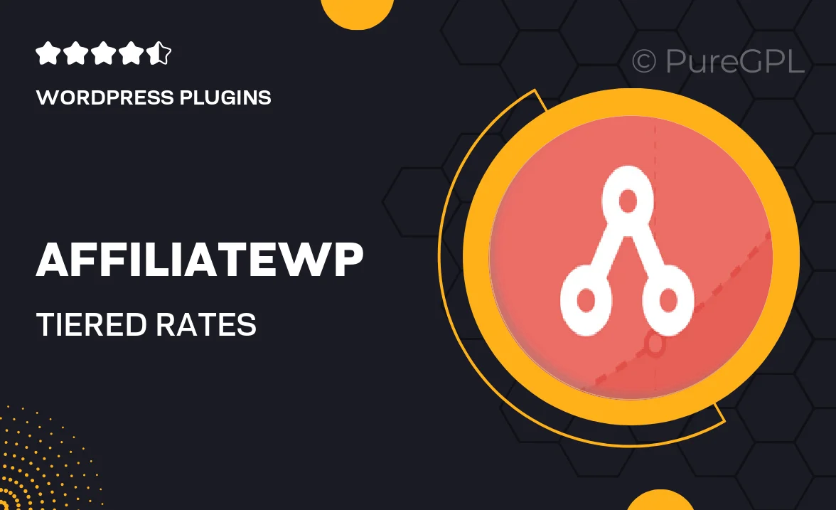 Affiliatewp | Tiered Rates