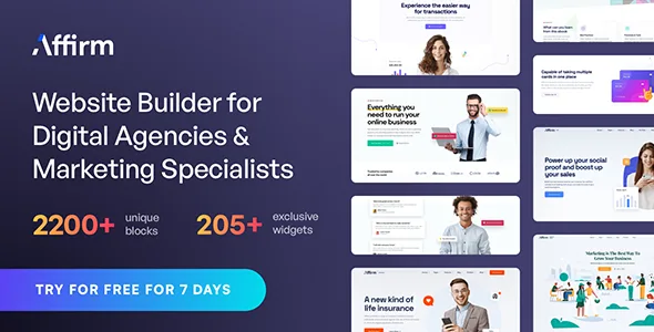 affirm marketing digital agency wordpress theme 1