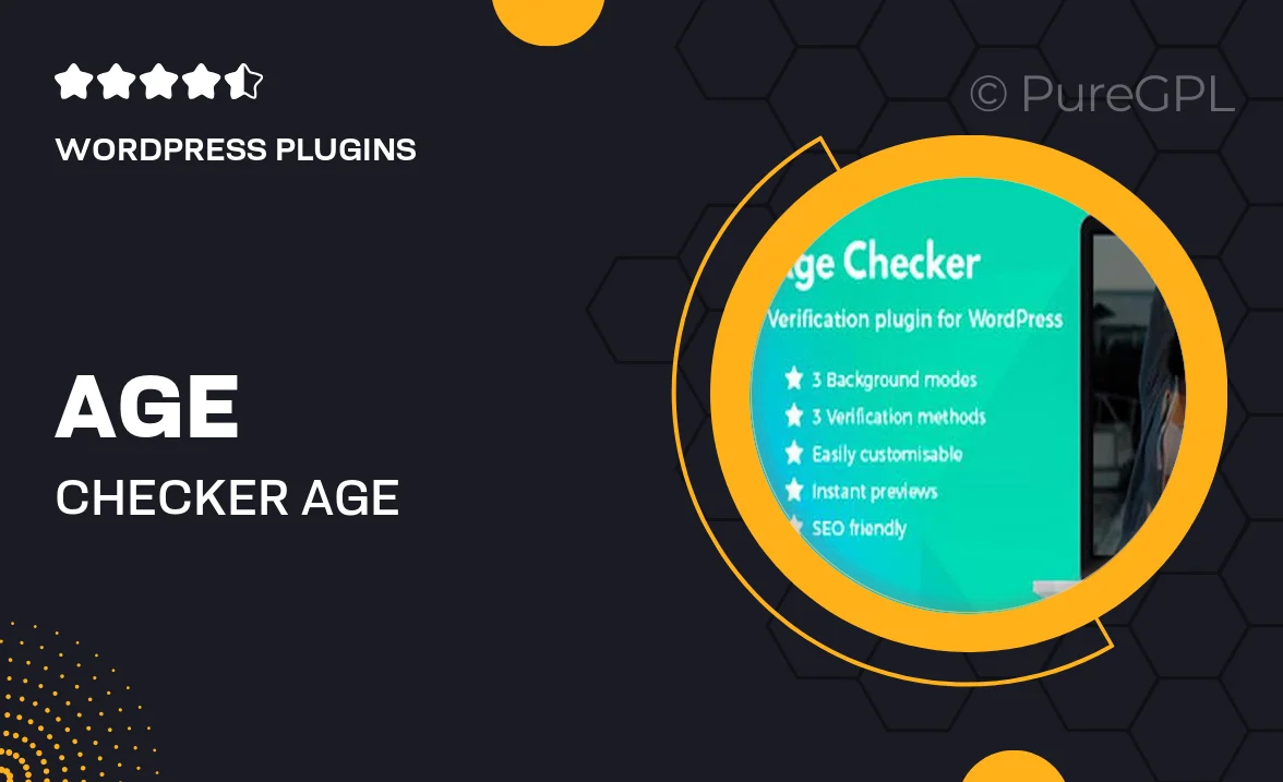 Age Checker – Age Verification Plugin for WordPress