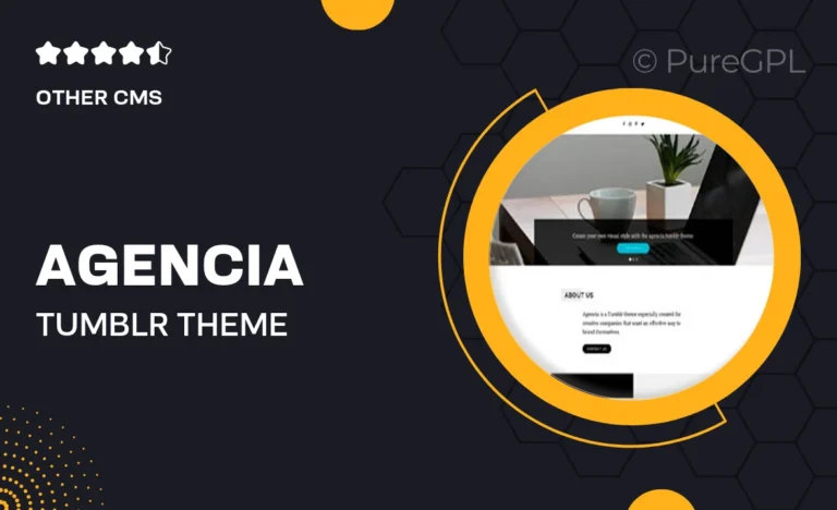 agencia tumblr theme