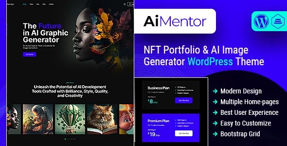 ai mentor ai image generator wordpress theme 1
