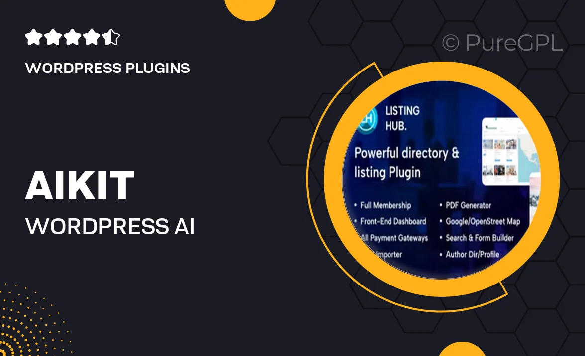 AIKit – WordPress AI Writing Assistant / OpenAI GPT