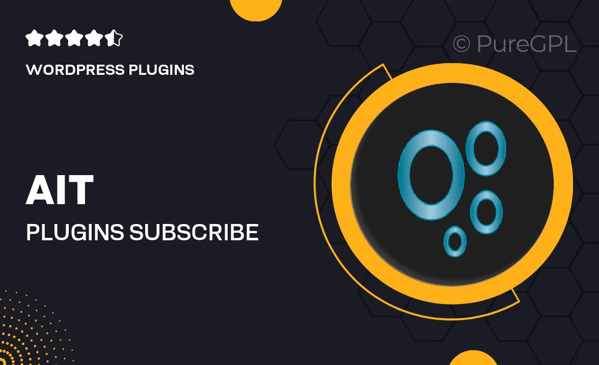 Ait plugins | Subscribe Form