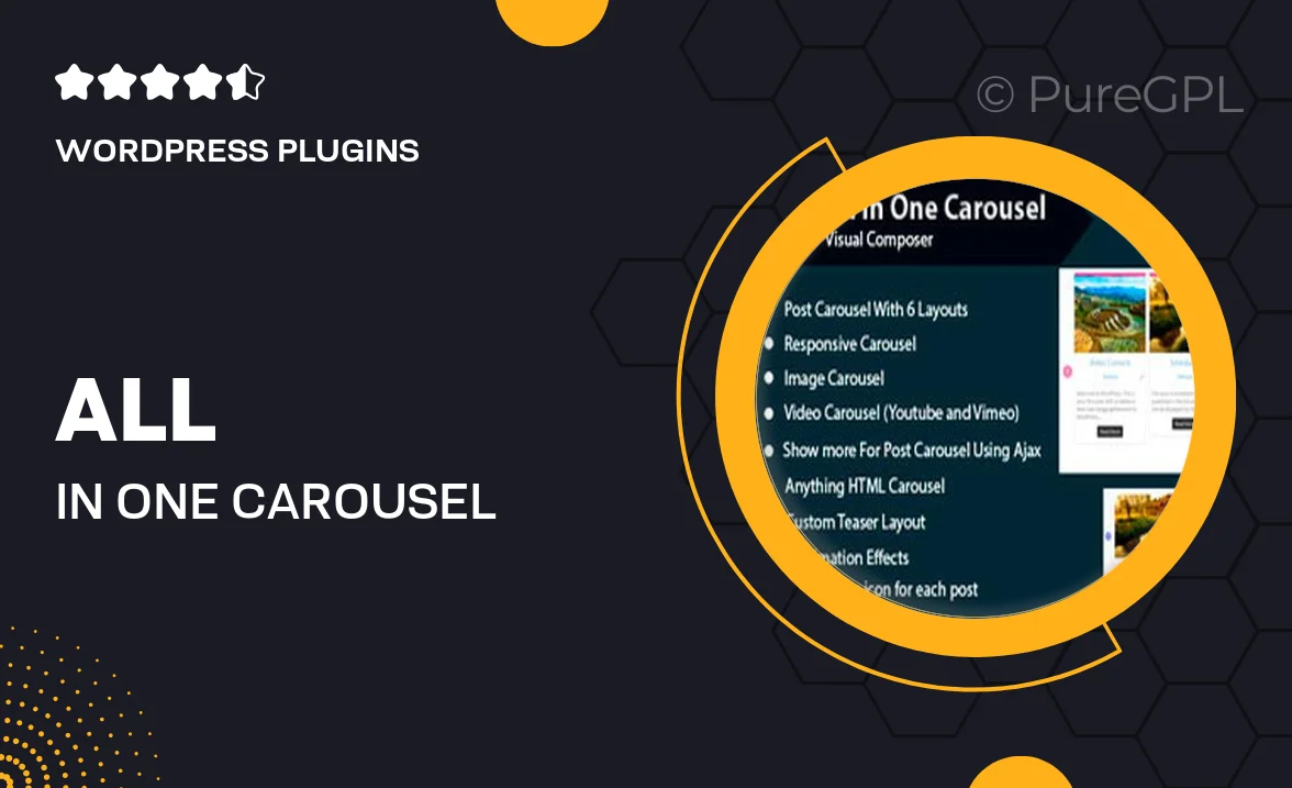 All in One Carousel – Visual Composer