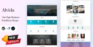 Alvida – One Page Business WordPress Theme