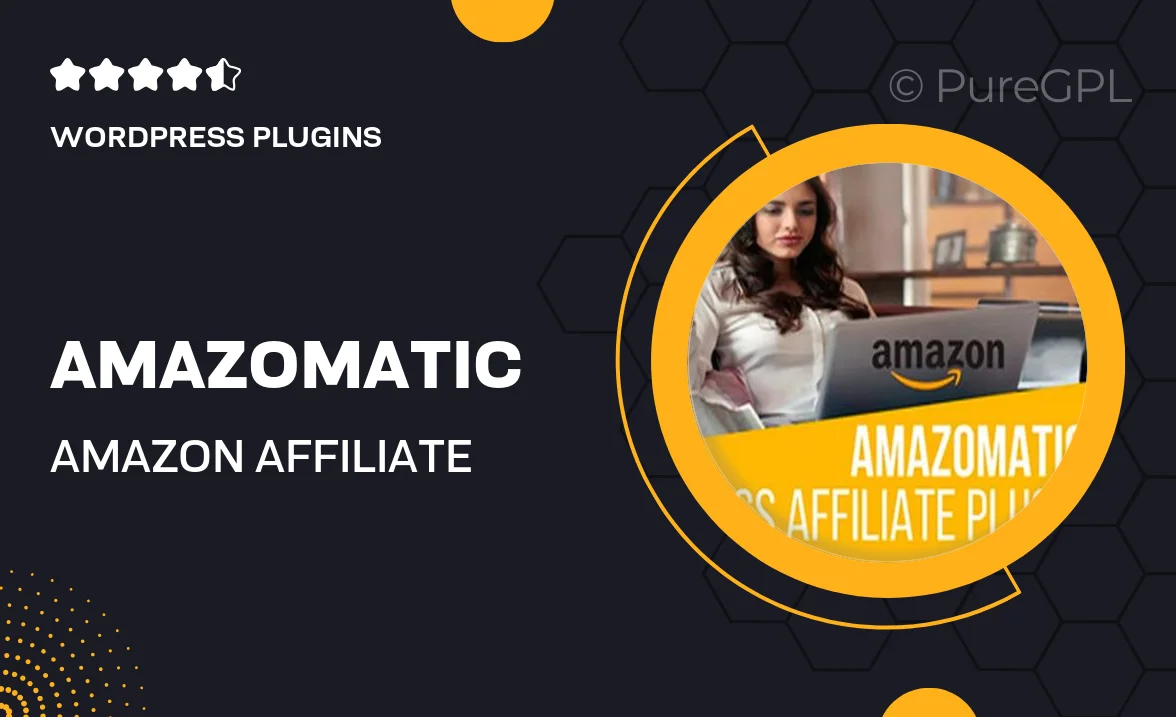 Amazomatic – Amazon Affiliate Post Importing Money Generator Plugin for WordPress