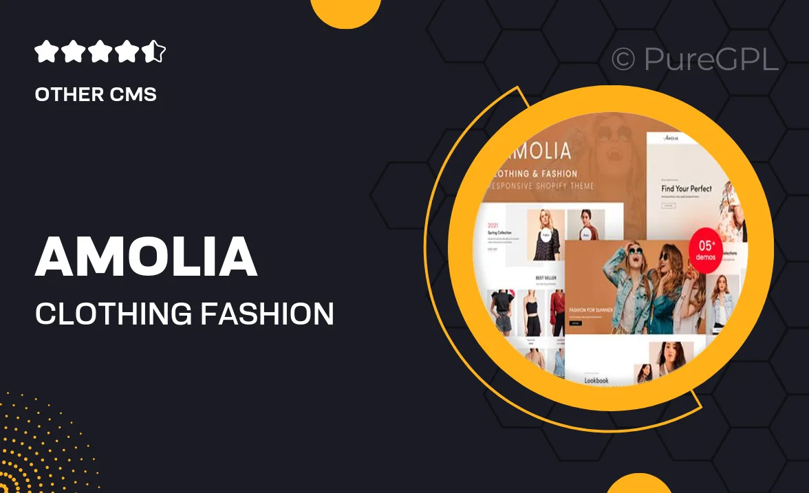 Amolia – Clothing & Fashion Shopify Theme