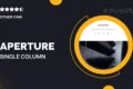 Aperture – Single Column Tumblr Theme