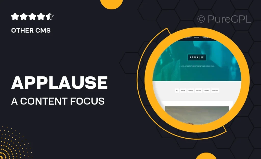 Applause – A Content Focus Tumblr Theme 31 Applause – A Content Focus Tumblr Theme