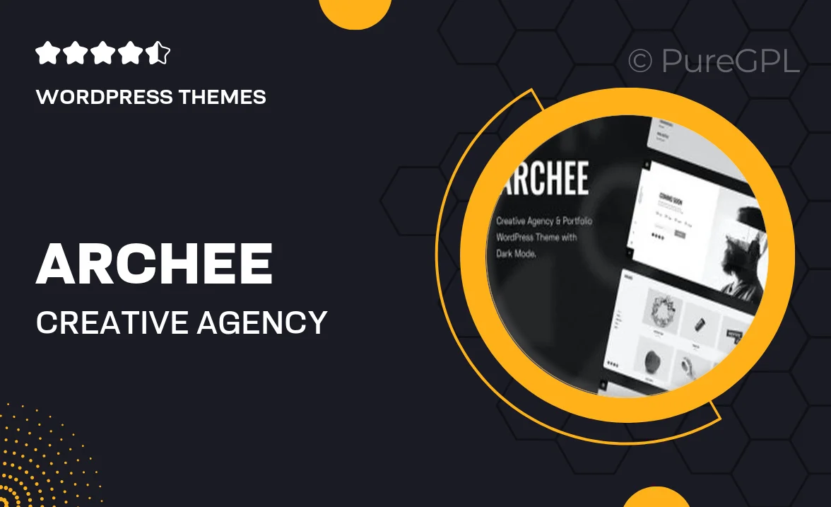 Archee – Creative Agency & Portfolio WordPress Theme
