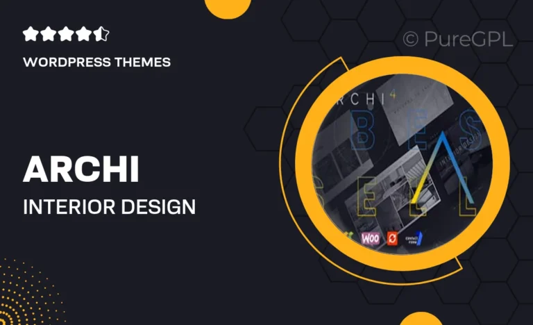 archi interior design wordpress theme