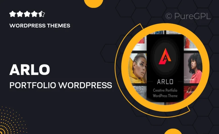 arlo portfolio wordpress theme