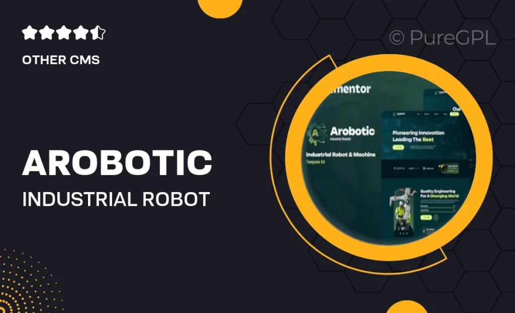 Arobotic – Industrial Robot & Machine Elementor Template Kit 28 Arobotic – Industrial Robot & Machine Elementor Template Kit