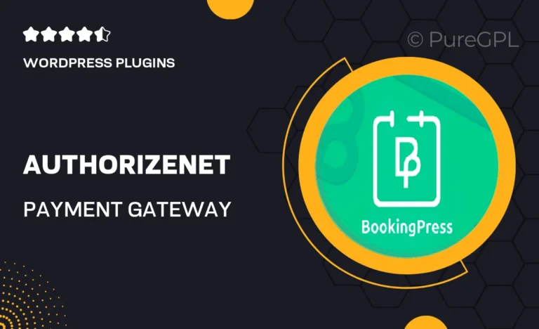 authorize net payment gateway addon