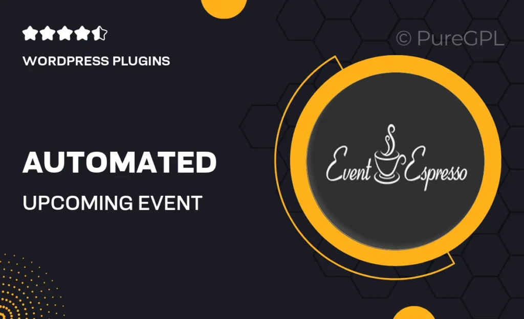 Automated Upcoming Event Notification 9 Automated Upcoming Event Notification