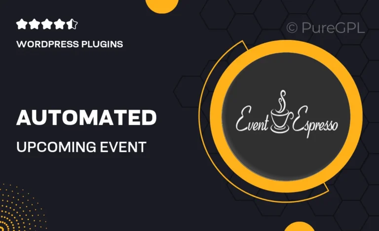 automated upcoming event notification
