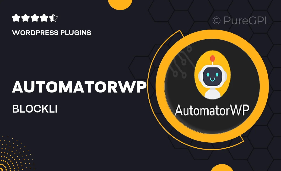 Automatorwp | Blockli