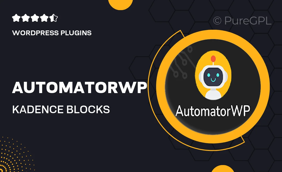 Automatorwp | Kadence Blocks