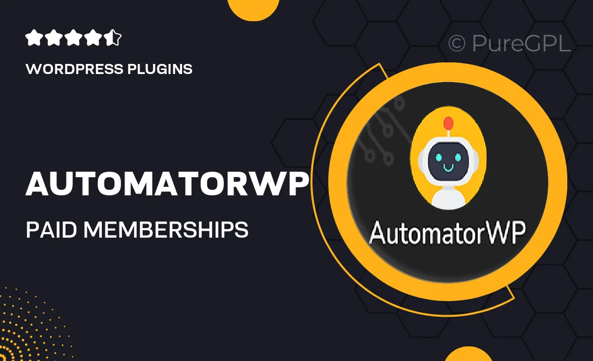 Automatorwp | Paid Memberships Pro