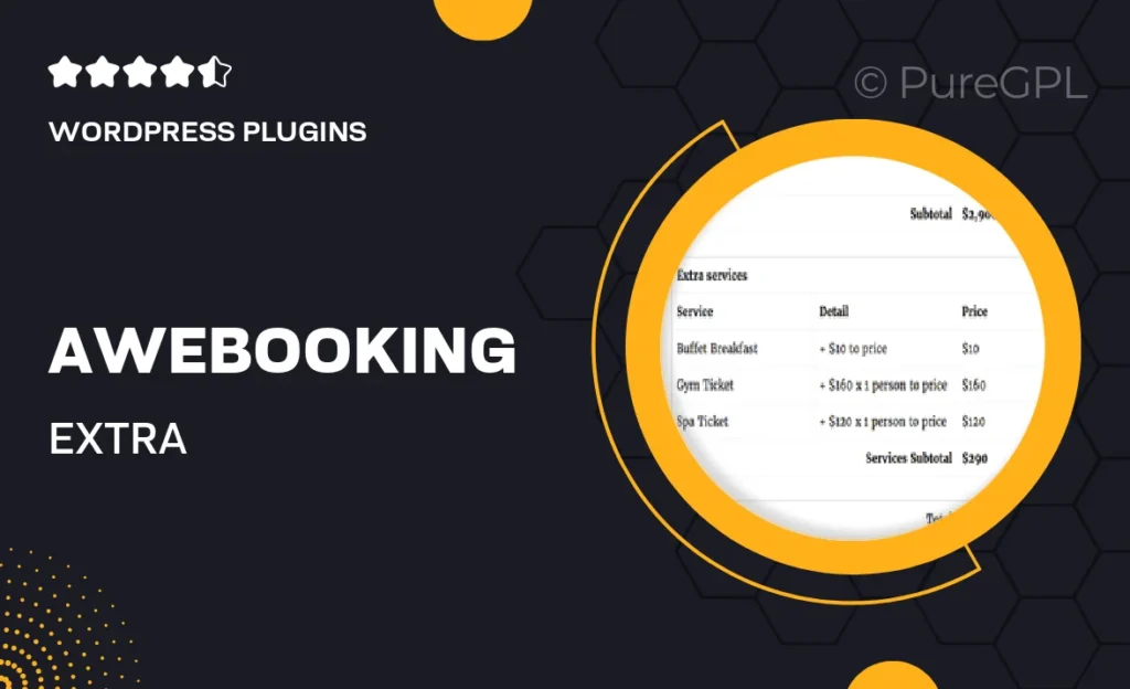 Awebooking | Extra