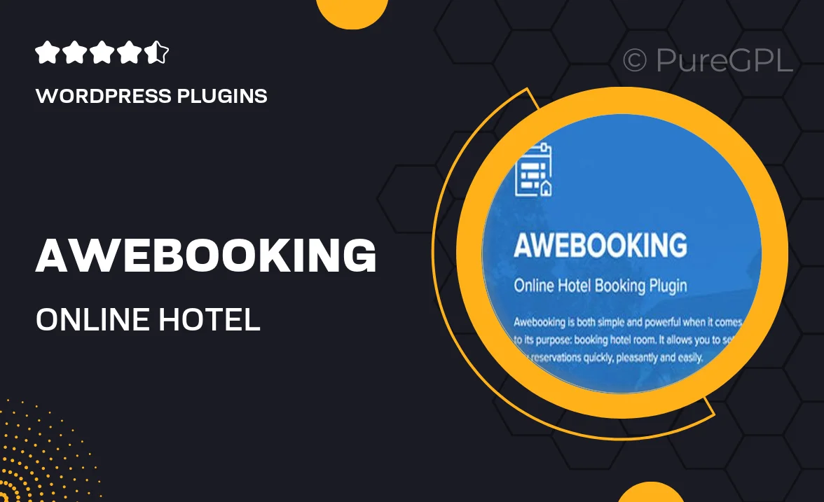 AweBooking Online Hotel Booking Plugin