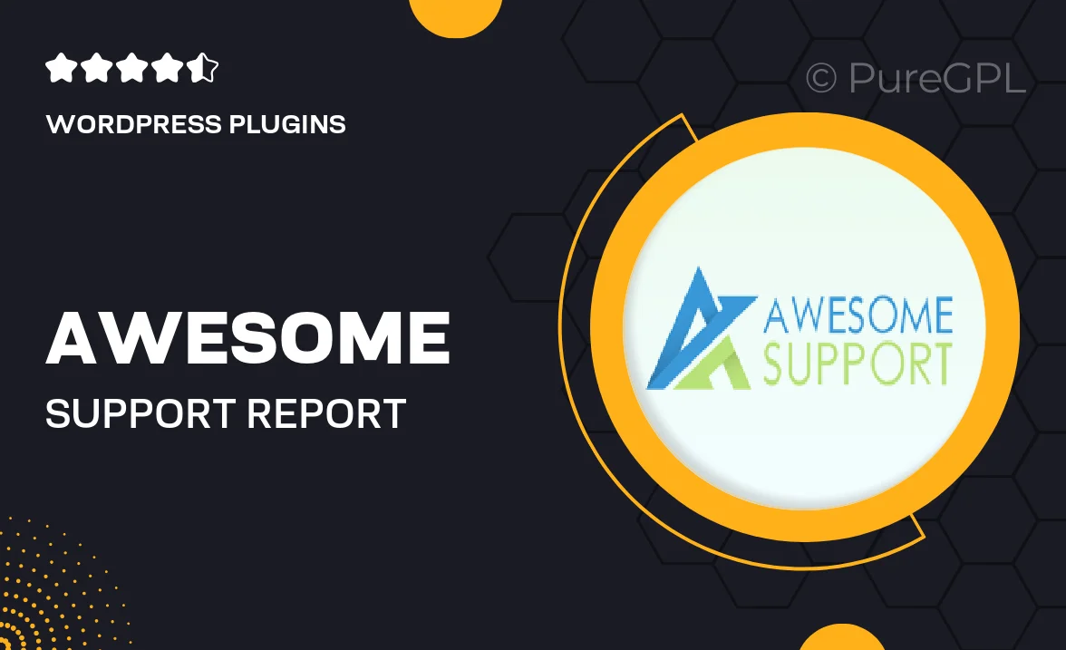 Awesome support | Report Widgets