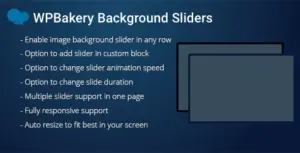 Background Sliders – Visual Composer