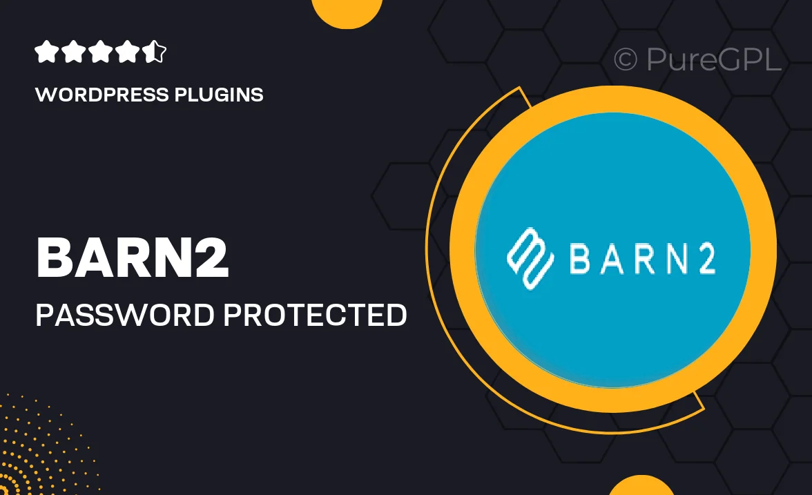 Barn2 | Password Protected Categories