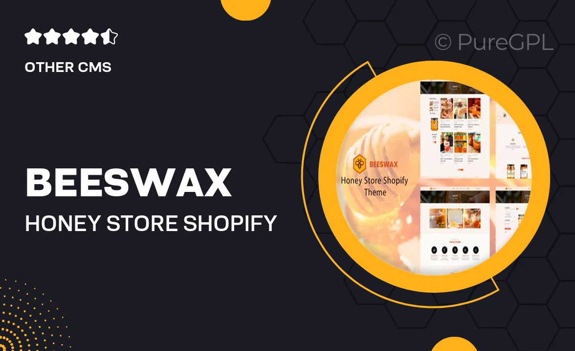 Beeswax – Honey Store Shopify Theme