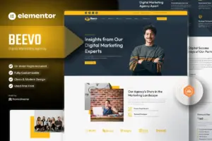 Beevo – Digital Marketing Agency Elementor Template Kit