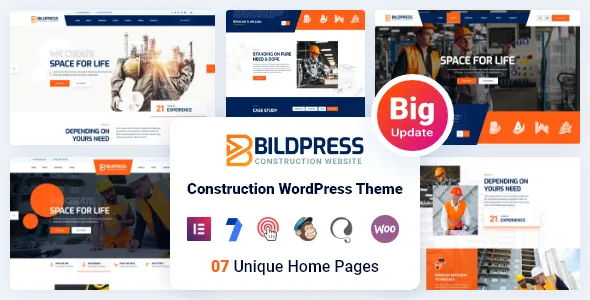 bildpress construction wordpress theme 1