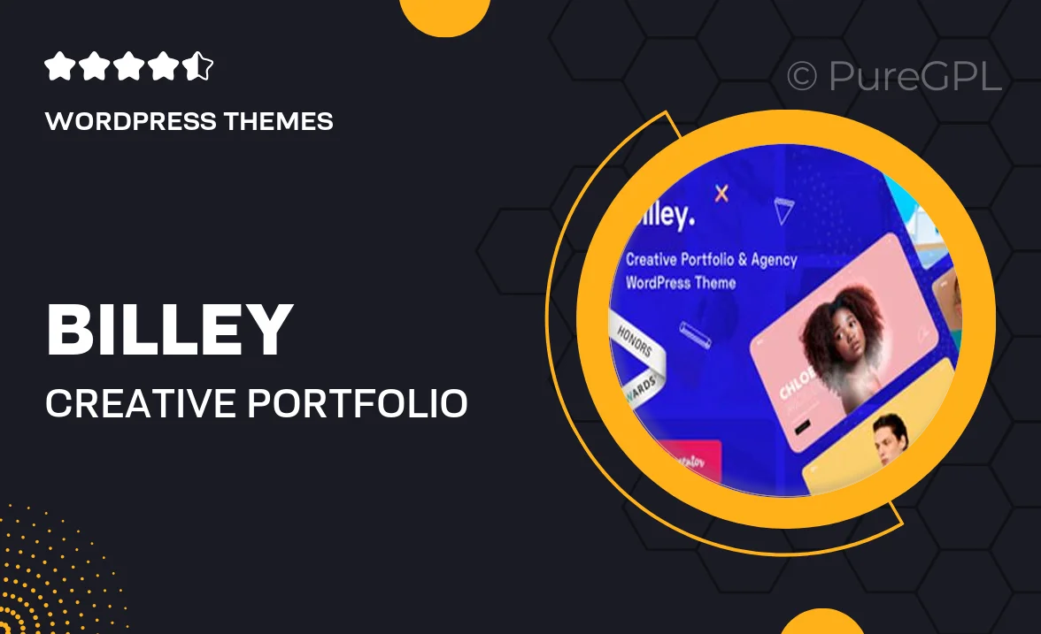 Billey – Creative Portfolio & Agency Elementor WordPress Theme