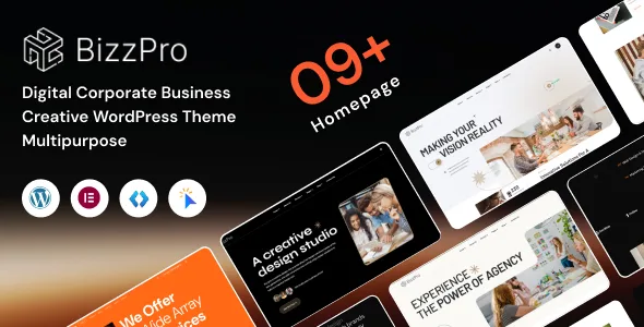 bizzpro digital corporate business creative wordpress theme multipurpose 1