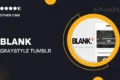 Blank – Gray-Style Tumblr Theme