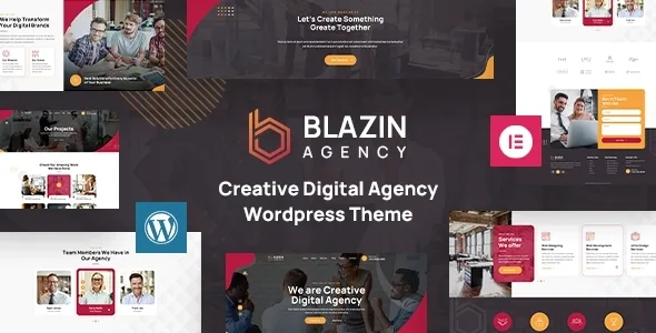 blazin agency creative wordpress theme 1