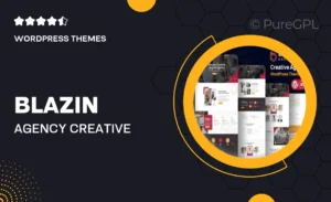 Blazin Agency – Creative WordPress Theme