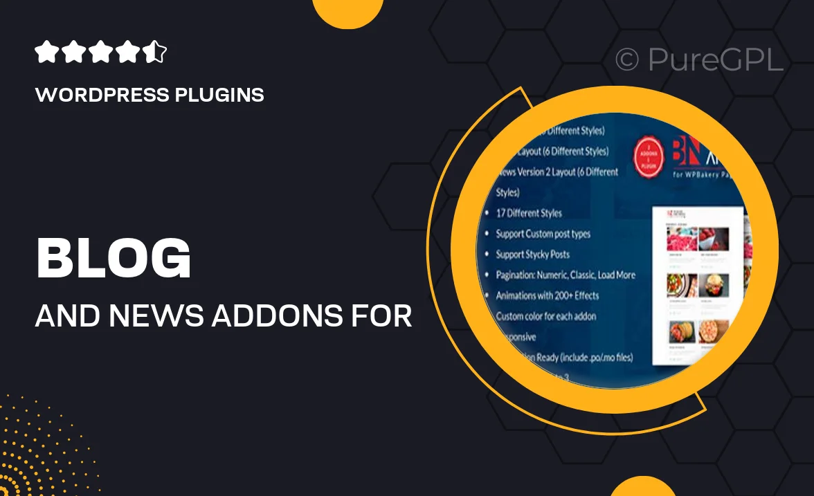 Blog and News Addons for WPBakery Page Builder for WordPress (Visual Composer)