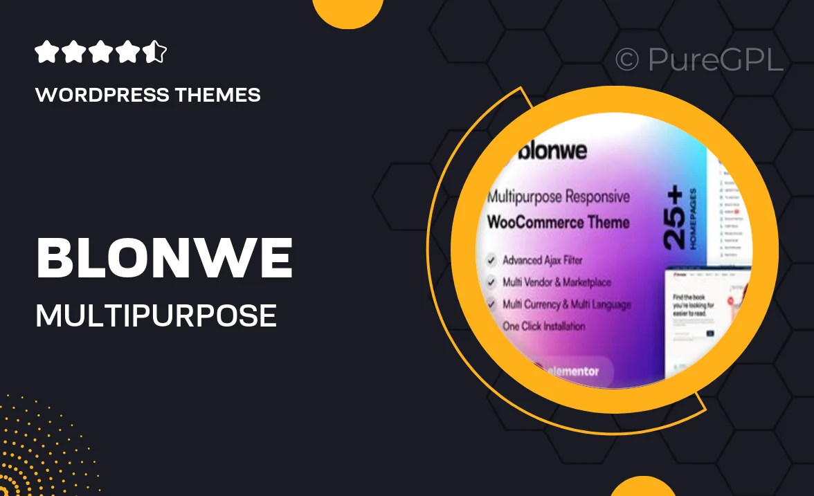 Blonwe – Multipurpose WooCommerce Theme