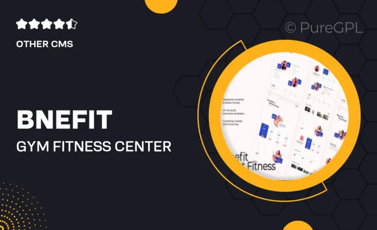 Bnefit – Gym & Fitness Center Elementor Template Kit