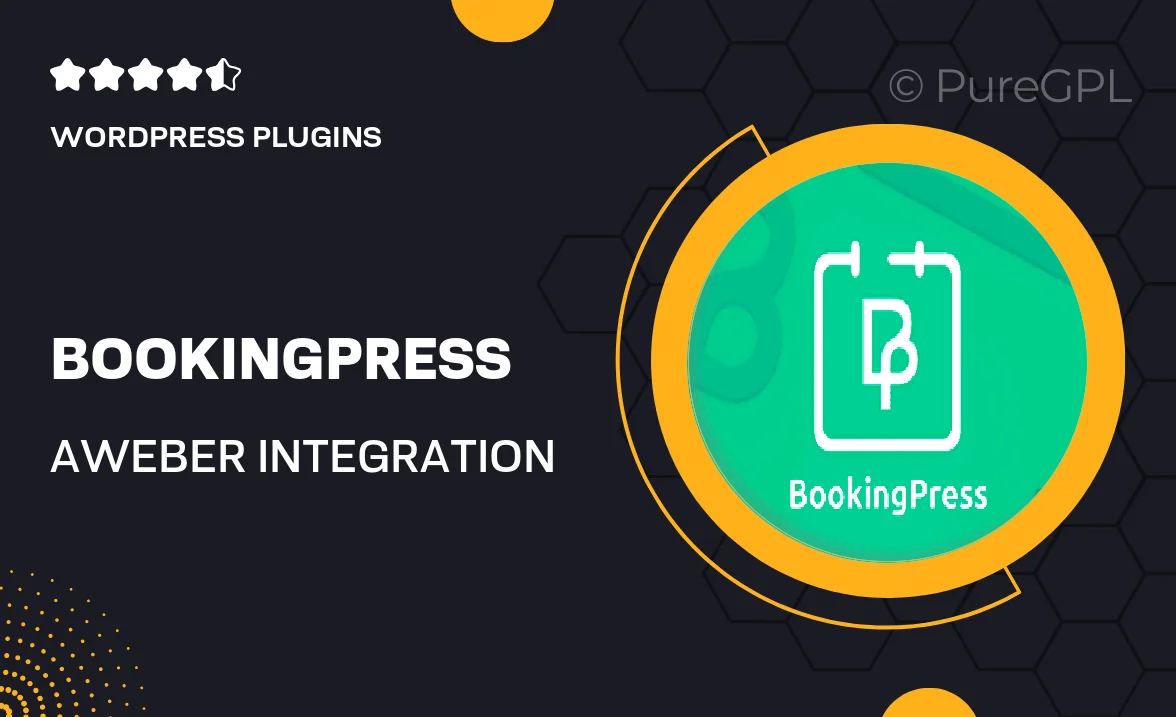 Bookingpress | Aweber Integration Addon