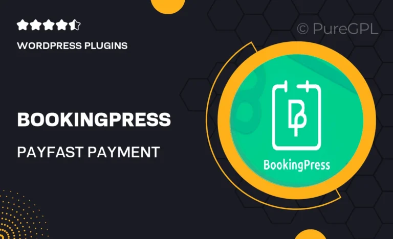 bookingpress payfast payment gateway addon