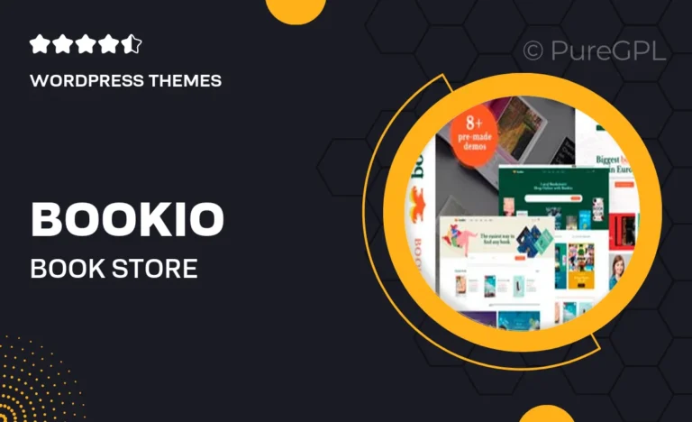bookio book store woocommerce wordpress theme