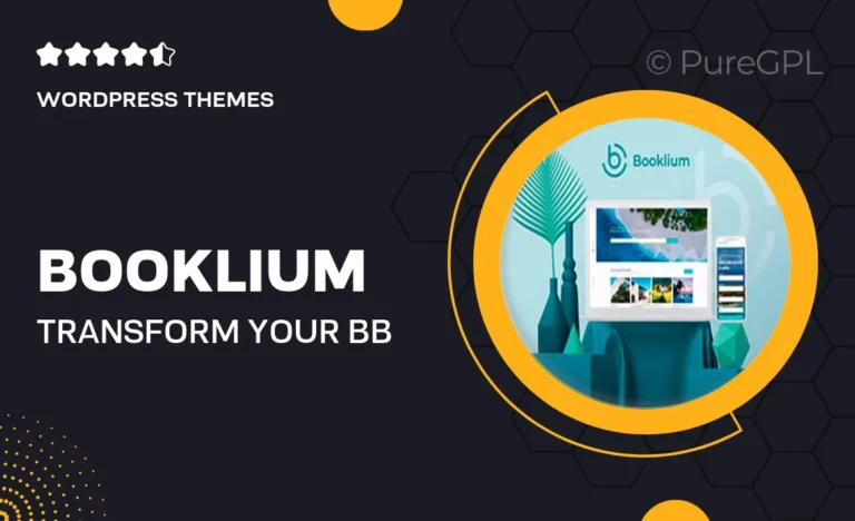 booklium transform your b b business with multipurpose wordpress theme