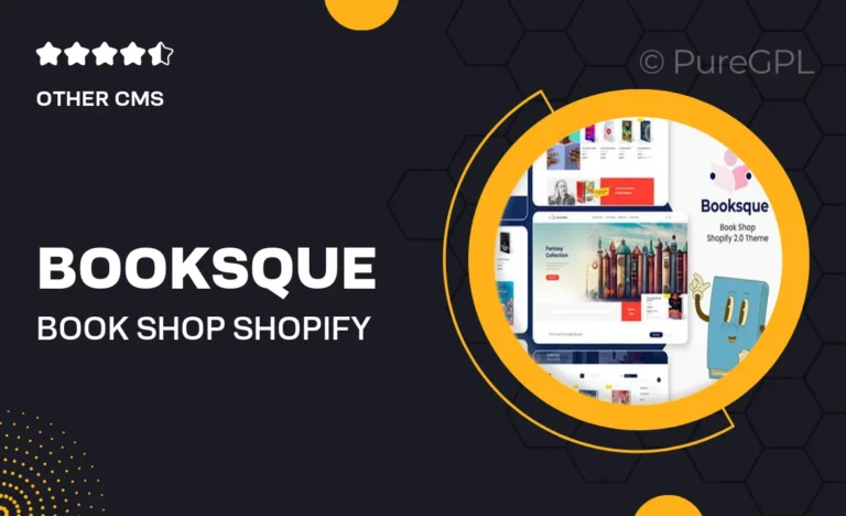 booksque book shop shopify theme