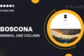 Boscona – Minimal One Column Tumblr Theme