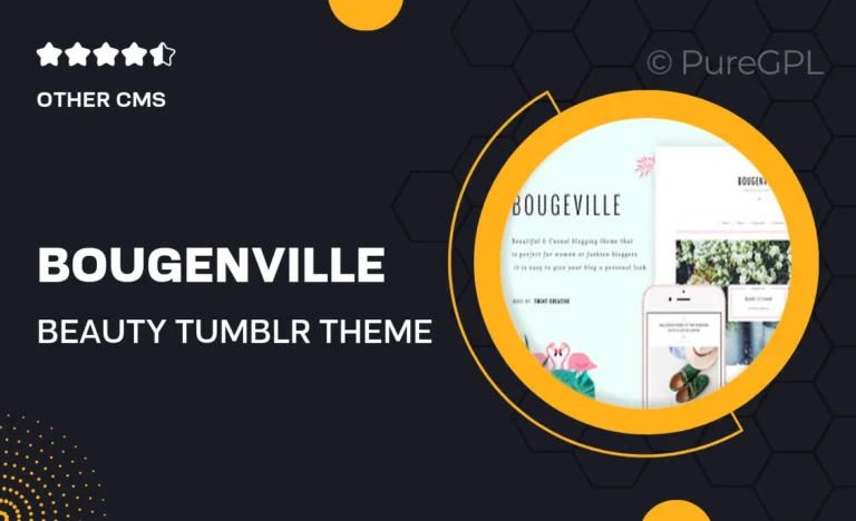 bougenville beauty tumblr theme