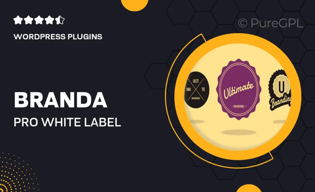 WPMUDEV Branda Pro – White Label your WordPress Websites feature image
