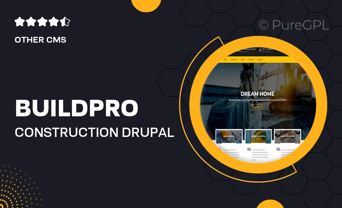 BuildPro – Construction Drupal 9 Theme