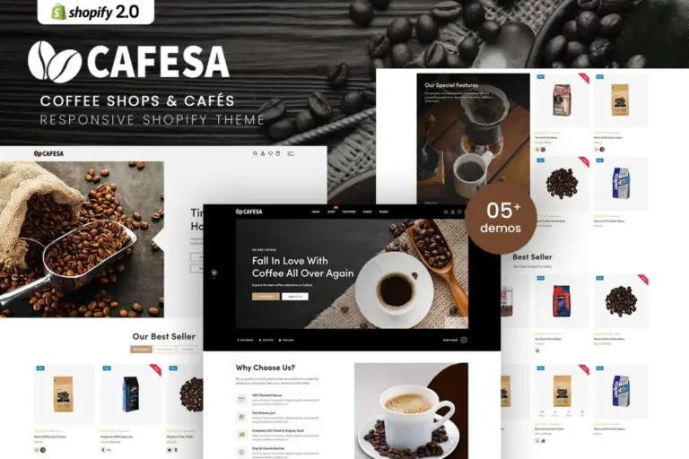 cafesa coffee shops cafs shopify theme